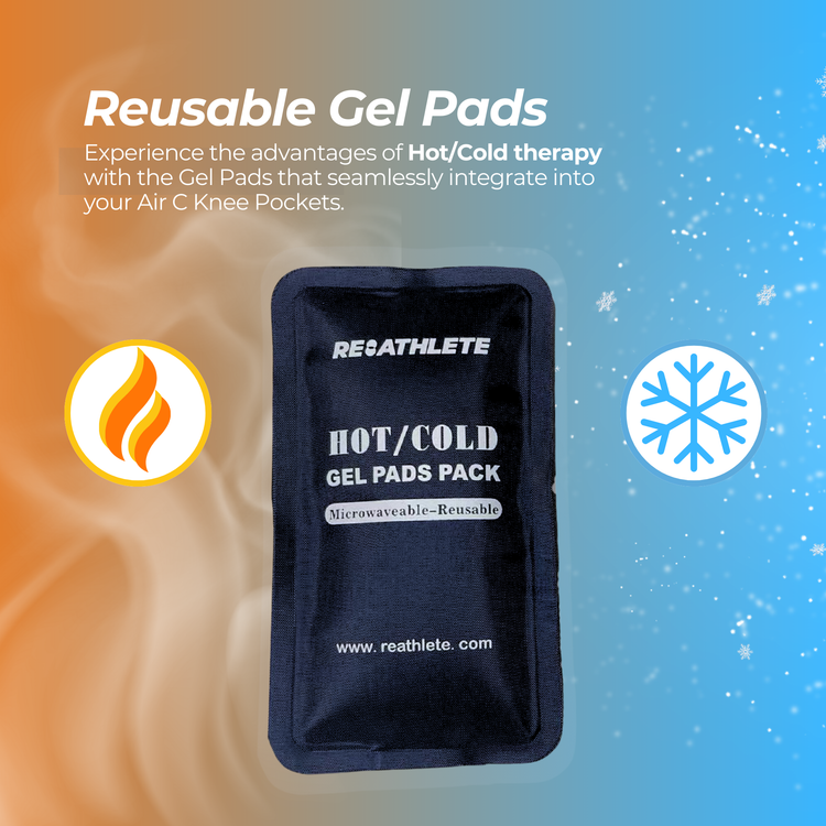 Person using Air-C Compression Massager for Knee pain