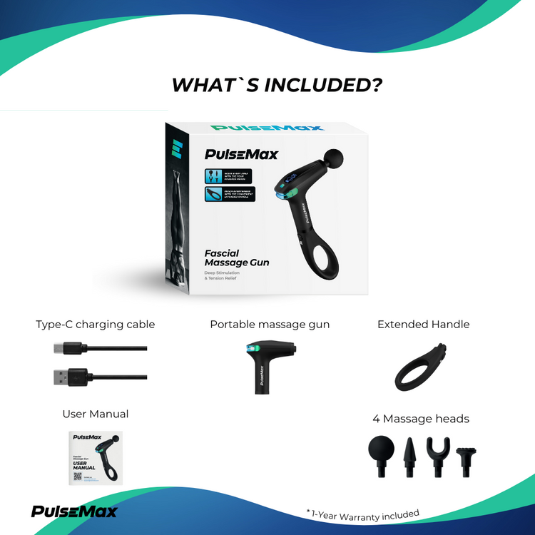 PulseMax Extended Massage Gun