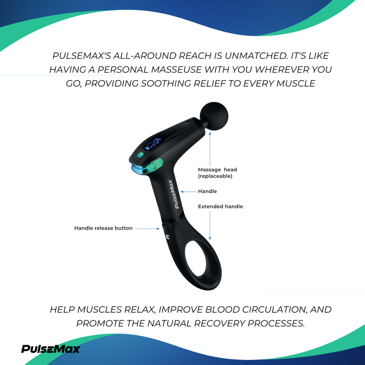 PulseMax Extended Massage Gun