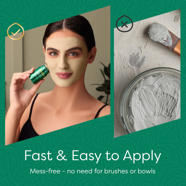 Aesta Green Tea Mask Stick, Gradual Blackhead Remover, Natural Pore-Cleaning, Detoxifying, Nourishing Face Mask: Skin Care Made Simple and Mess-Free | Mask Stick to Last 4 Months | Fits All Skin Types