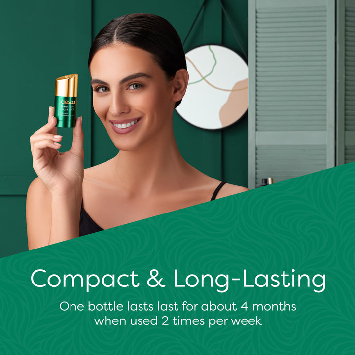 Aesta Green Tea Mask Stick, Gradual Blackhead Remover, Natural Pore-Cleaning, Detoxifying, Nourishing Face Mask: Skin Care Made Simple and Mess-Free | Mask Stick to Last 4 Months | Fits All Skin Types